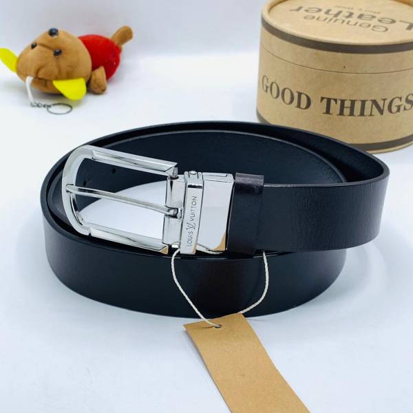Top quality Louis Vuitton leather belt m3